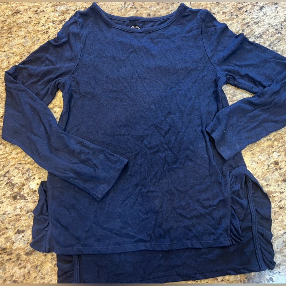 Wonder Nation Navy Long Sleeve Tee